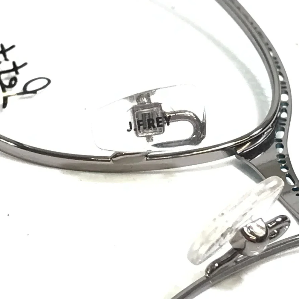J. F. Rey Petite Eyeglasses Frames PM058 2510 Blue Silver Full Rim 48-18-140